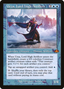 Urza, Lord High Artificer (Retro Frame) (DMR-296) [Dominaria Remastered] Foil
