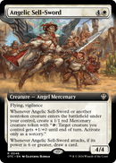 Angelic Sell-Sword (Extended Art) (OTC-046) [Outlaws of Thunder Junction Commander]