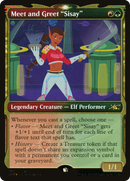 Meet and Greet "Sisay" (Showcase) (Galaxy Foil) (UNF-515) [Unfinity] Foil
