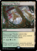 Razorverge Thicket (PPONE-257) [Promo Pack: Phyrexia: All Will Be One Promos]