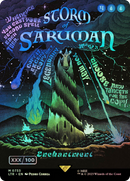 Storm of Saruman (Borderless Poster) (Serial Numbered) (LTR-733) [The Lord of the Rings: Tales of Middle-earth] Foil
