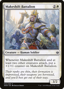 Makeshift Battalion (WAR-022) [War of the Spark] Foil