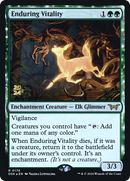 Enduring Vitality (PRE-176) [Duskmourn: House of Horror Promos] Foil