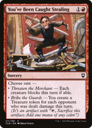 You've Been Caught Stealing (CLB-211) [Commander Legends: Battle for Baldur's Gate] Foil
