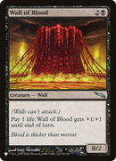 Wall of Blood (LIST-MRD-82) [The List]