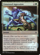 Unnatural Aggression (BFZ-168) [Battle for Zendikar]