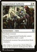 Unquestioned Authority (CMR-389) [Commander Legends]