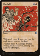 Fireball (Showcase) (CLB-397) [Commander Legends: Battle for Baldur's Gate] Foil