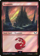 Mountain (40K-315) (Surge Foil) [Warhammer 40,000 Commander] Foil