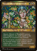 Queen Allenal of Ruadach (Textured Foil) (DMU-350) (Showcase) [Dominaria United] Foil