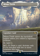 Minas Tirith (LTR-341) (Borderless) [The Lord of the Rings: Tales of Middle-earth] Foil