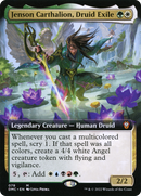Jenson Carthalion, Druid Exile (Extended Art) (DMC-078) [Dominaria United Commander] Foil