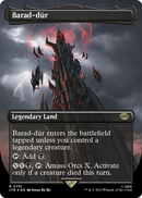 Barad-dur (LTR-751) (Borderless) (Surge Foil) [The Lord of the Rings: Tales of Middle-earth] Foil