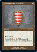 Talisman of Conviction (Retro Frame) (SLD-1060) [Secret Lair Drop] Etched Foil
