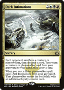 Dark Intimations (PRE-128) [Aether Revolt Promos] Foil