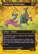 Lumbering Worldwagon (Borderless) (First-Place Foil) (DFT-528) [Aetherdrift] Foil