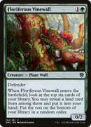 Floriferous Vinewall (DMU-163) [Dominaria United] Foil
