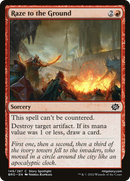 Raze to the Ground (BRO-149) [The Brothers' War] Foil