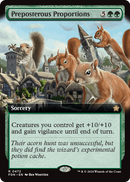 Preposterous Proportions (Extended Art) (FDN-472) [Foundations] Foil
