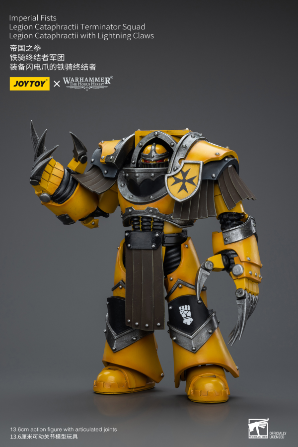 Joytoy: Imperial Fists - Cataphractii Terminator with Lightning Claws