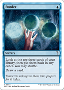 Ponder (White Border) (MB2-034) [Mystery Booster 2]