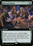 Barroom Brawl (Extended Art) (CLB-587) [Commander Legends: Battle for Baldur's Gate] Foil