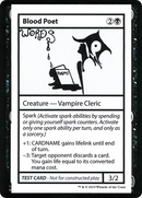 Blood Poet (No PW Symbol) (CMB1-034) [Mystery Booster Playtest Cards 2021]