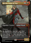 Rowan, Scion of War (Borderless) (WOE-300) [Wilds of Eldraine] Foil