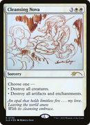 Cleansing Nova (Sketch Showcase) (SLD-730) [Secret Lair Drop] Foil