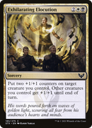 Exhilarating Elocution (STX-185) [Strixhaven: School of Mages] Foil