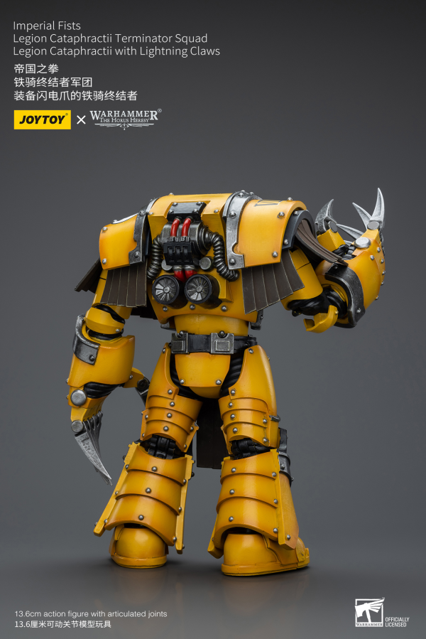 Joytoy: Imperial Fists - Cataphractii Terminator with Lightning Claws