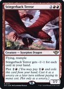 Stingerback Terror (PRE-147) [Outlaws of Thunder Junction Promos] Foil