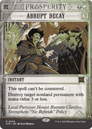 Abrupt Decay (OTP-034) (Showcase) (Borderless) [Breaking News]