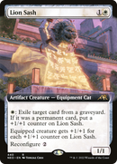 Lion Sash (Extended Art) (NEO-440) [Kamigawa: Neon Dynasty] Foil