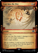 Cast into the Fire (Showcase Scrolls) (LTR-569) [The Lord of the Rings: Tales of Middle-earth]