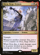 Orca, Siege Demon (DMC-037) [Dominaria United Commander] Foil