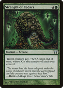 Strength of Cedars (CHK-245) [Champions of Kamigawa]