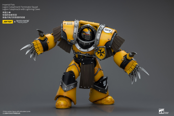 Joytoy: Imperial Fists - Cataphractii Terminator with Lightning Claws