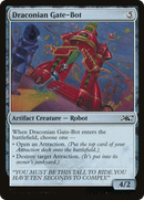 Draconian Gate-Bot (Galaxy Foil) (UNF-474) [Unfinity] Foil