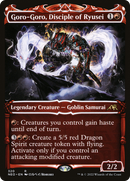 Goro-Goro, Disciple of Ryusei (Showcase) (NEO-320) [Kamigawa: Neon Dynasty] Foil
