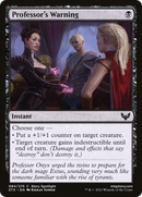 Professor's Warning (STX-084) [Strixhaven: School of Mages]