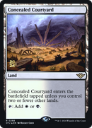 Concealed Courtyard (OTJ) (PRE-268) [Outlaws of Thunder Junction Promos] Foil