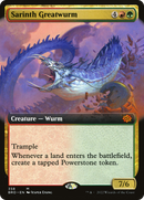 Sarinth Greatwurm (Extended Art) (BRO-358) [The Brothers' War] Foil