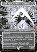 Elesh Norn, Mother of Machines (Borderless) (ONE-415) [Phyrexia: All Will Be One] Foil