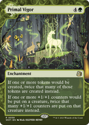 Primal Vigor (WOT-059) (Showcase) (Borderless) [Wilds of Eldraine: Enchanting Tales] Foil