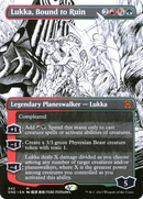 Lukka, Bound to Ruin (Borderless) (ONE-342) (Showcase) [Phyrexia: All Will Be One] Foil