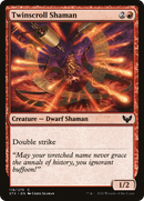 Twinscroll Shaman (STX-118) [Strixhaven: School of Mages] Foil