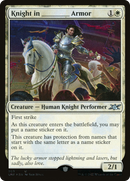 Knight in _______ Armor (Galaxy Foil) (UNF-303) [Unfinity] Foil