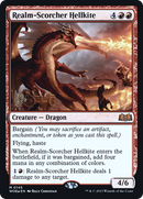 Realm-Scorcher Hellkite (PRE-145) [Wilds of Eldraine Promos] Foil