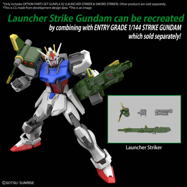 Gundam Option Parts: 02 Launcher Striker & Sword Striker